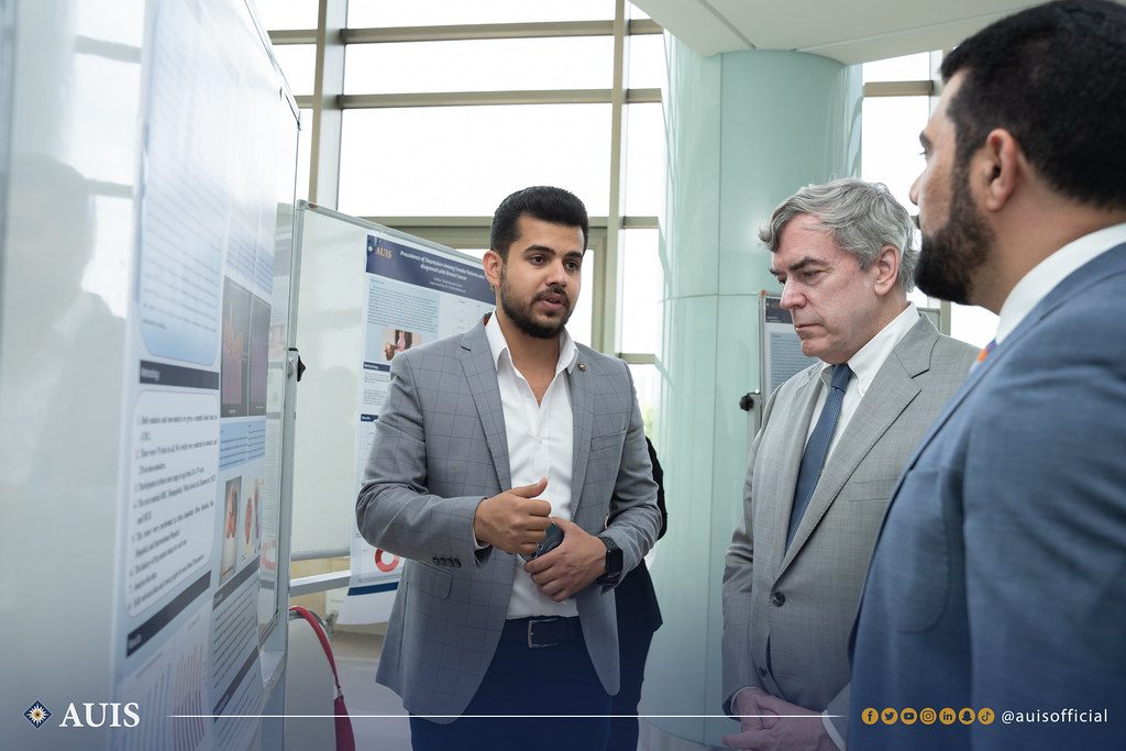 An MLS student provides information on his capstone project.