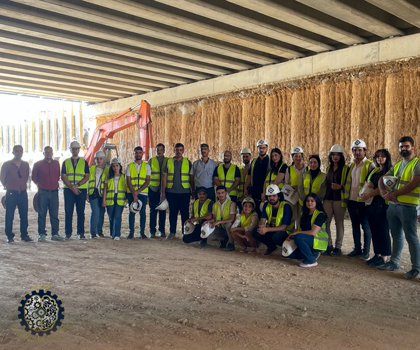 Engineering Club&#039;s visit to the Bakhtiari Garden Intersection project site
