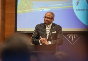  AUIS hosted a warm farewell for U.S. Consul General Irvin Hicks, Jr.
